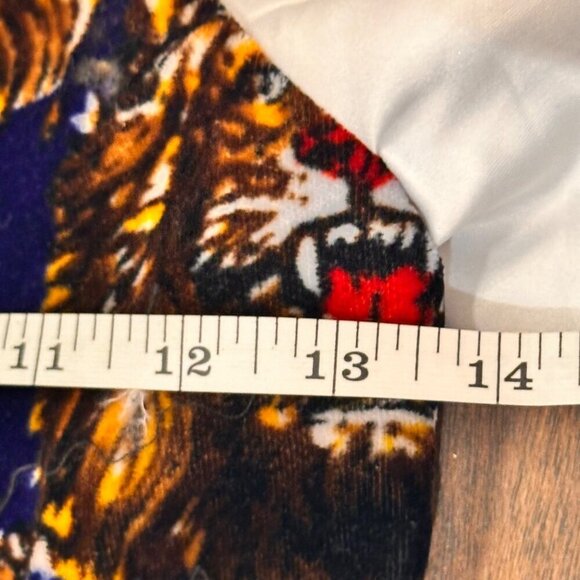 Girls Lion Print Puff Sleeve Handmade Dress Costume Fancy Halloween Unique Party - Picture 7 of 12